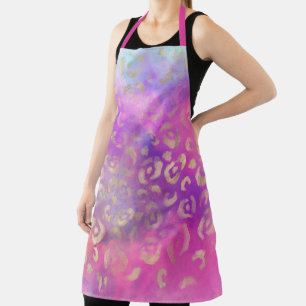 Leopard Paint Series Design 11 Apron