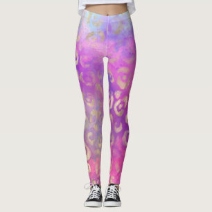 Leopard Paint Series Design 11 Leggings