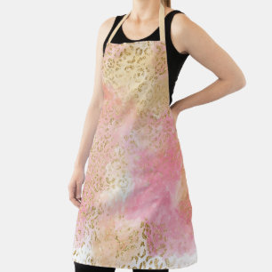 Leopard Paint Series Design 13 Apron
