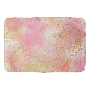 Leopard Paint Series Design 13 Bath Mat