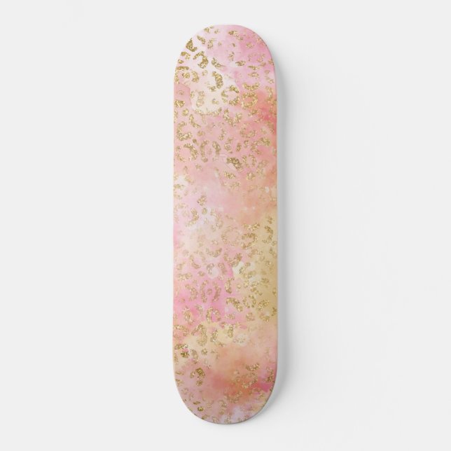 Leopard Paint Series Design 13   Skateboard (Front)