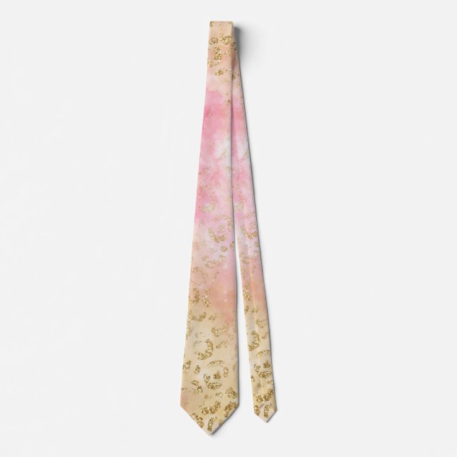 Leopard Paint Series Design 13   Tie (Front)
