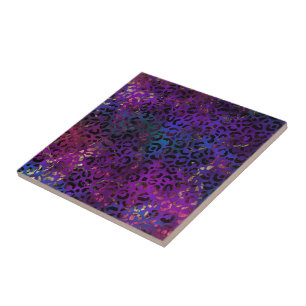 Leopard Paint Series Design 16  Ceramic Tile