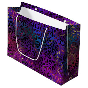 Leopard Paint Series Design 16 Large Gift Bag