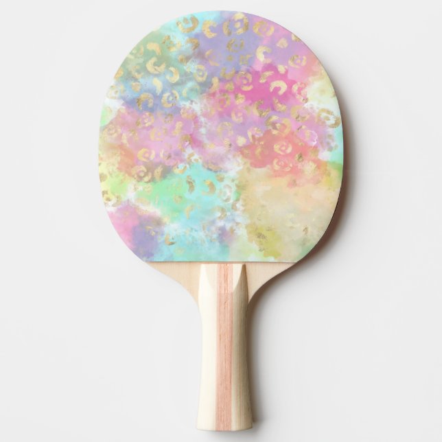 Leopard Paint Series Design 2  Ping Pong Paddle (Front)