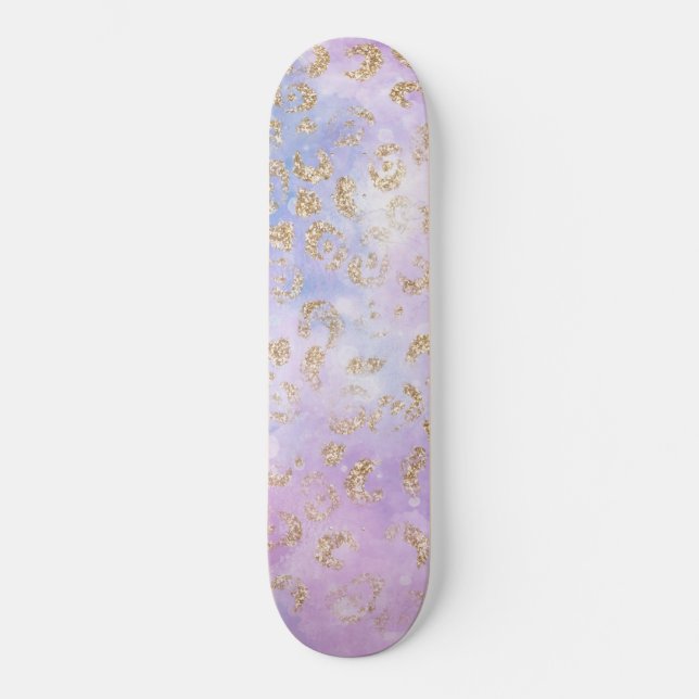 Leopard Paint Series Design 3  Skateboard (Front)