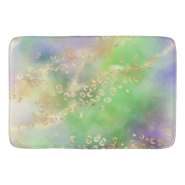 Leopard Paint Series Design 4 Bath Mat (Front)