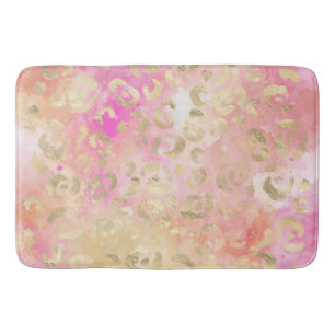 Leopard Paint Series Design 5   Bath Mat