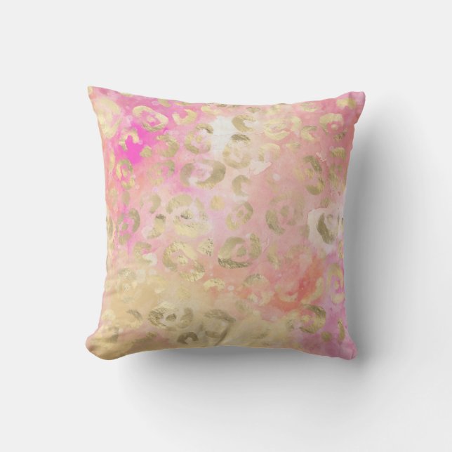 Leopard Paint Series Design 5   Cushion (Front)