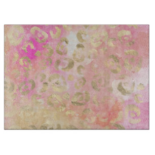 Leopard Paint Series Design 5 Cutting Board