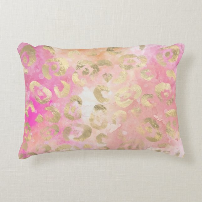 Leopard Paint Series Design 5   Decorative Cushion (Front)
