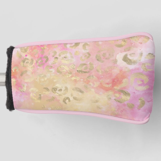 Leopard Paint Series Design 5  Golf Head Cover (Front)