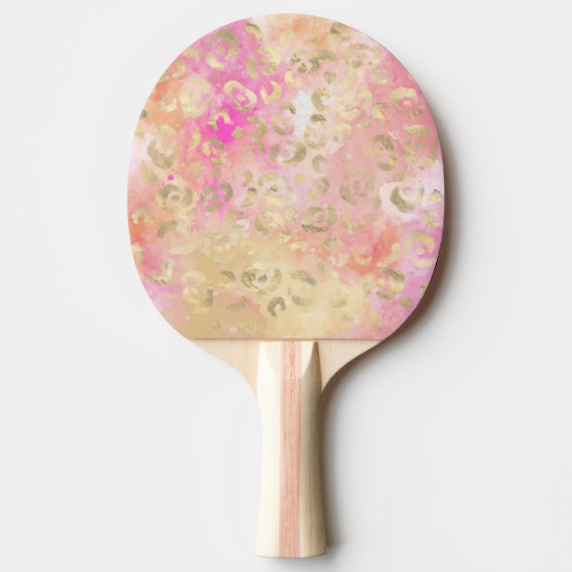 Leopard Paint Series Design 5  Ping Pong Paddle (Front)