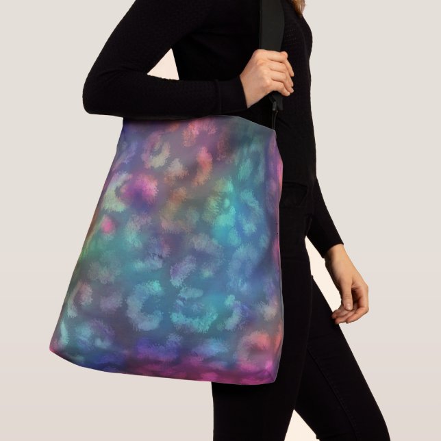 Leopard Paint Series Design 6  Crossbody Bag (Close Up)