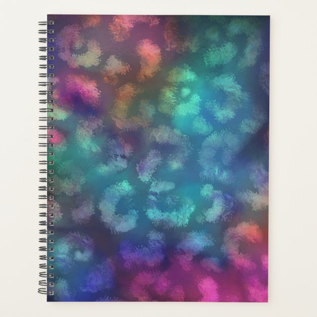 Leopard Paint Series Design 6  Planner (Front)