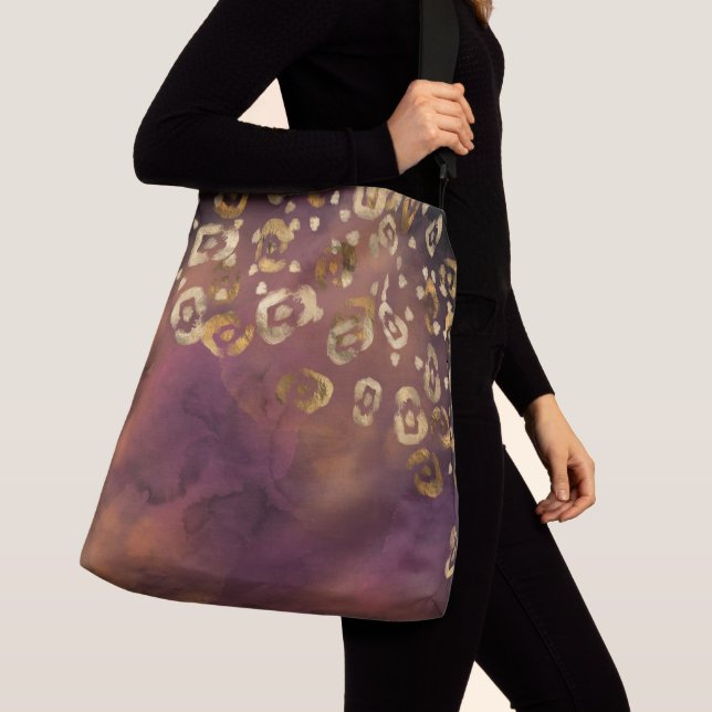 Leopard Paint Series Design 7 Crossbody Bag (Close Up)