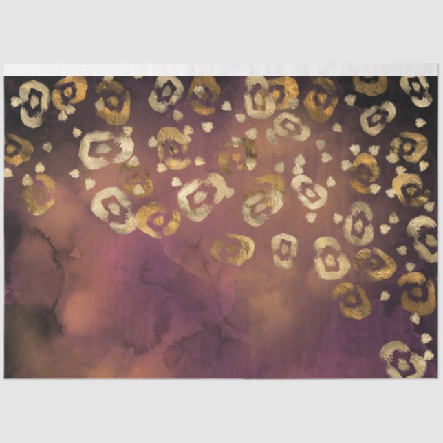 Leopard Paint Series Design 7 Tissue Paper (Front)