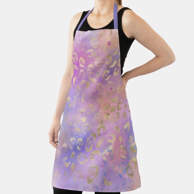 Leopard Paint Series Design 8  Apron (Insitu)