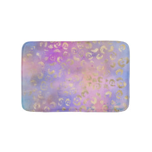 Leopard Paint Series Design 8 Bath Mat