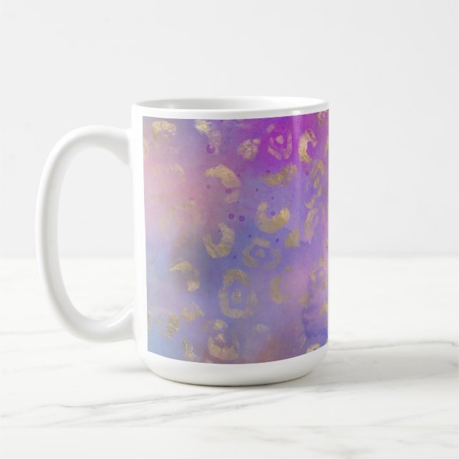 Leopard Paint Series Design 8 Coffee Mug (Left)