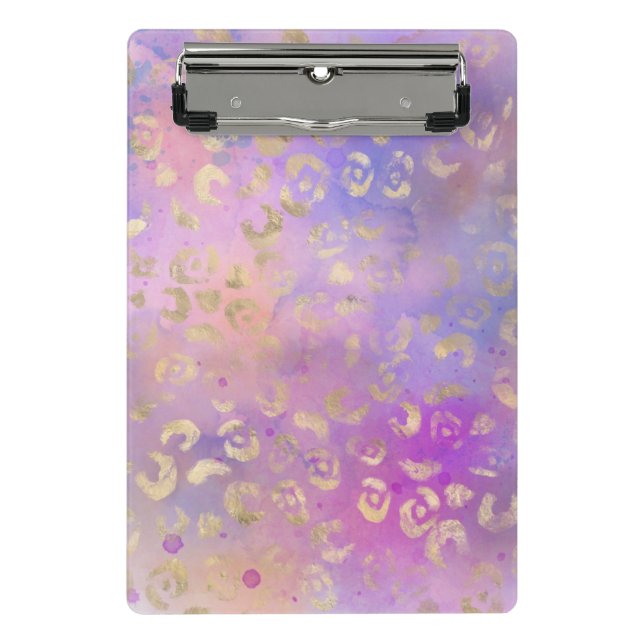 Leopard Paint Series Design 8 Mini Clipboard (Front)