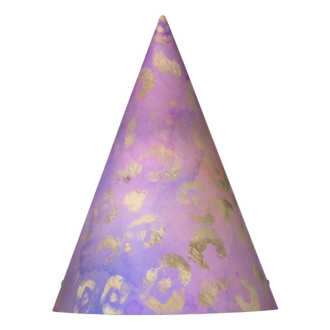 Leopard Paint Series Design 8  Party Hat (Front)