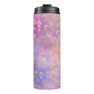 Leopard Paint Series Design 8 Thermal Tumbler