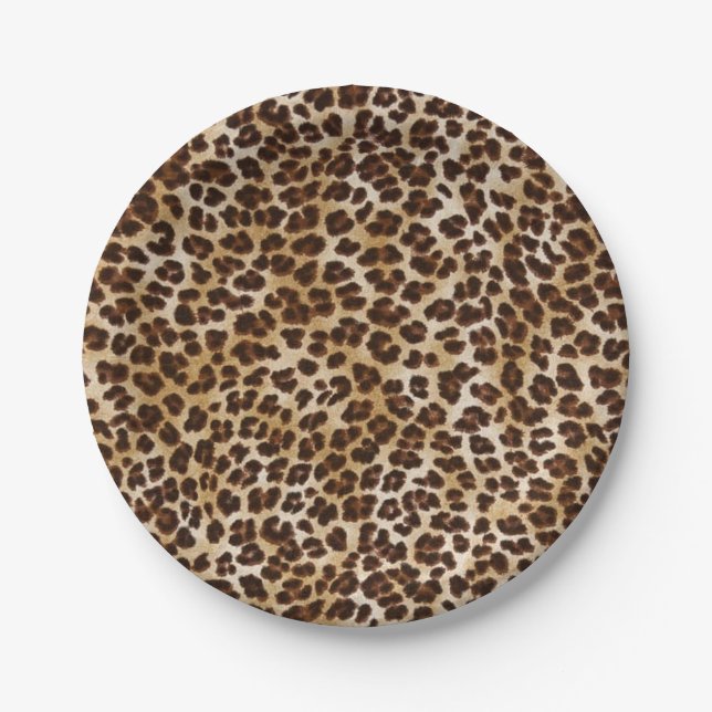 Leopard Paper Plate (Front)