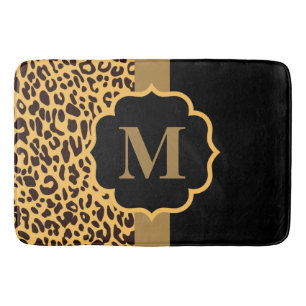 Leopard Pattern Bath Mat