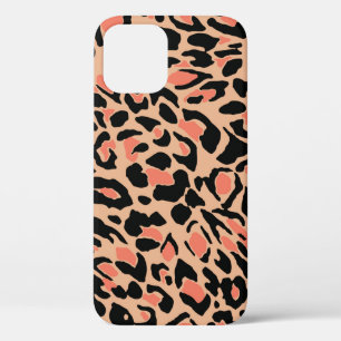 Leopard pattern iPhone 12 case
