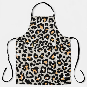 leopard pattern coloured wild seamless apron