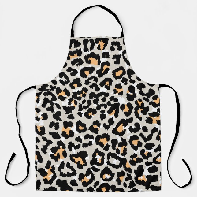 leopard pattern coloured wild seamless apron (Front)