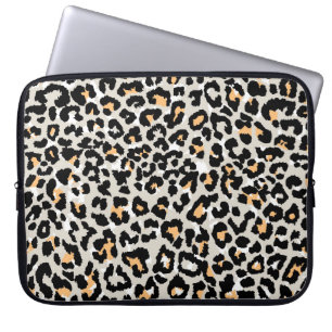 leopard pattern coloured wild seamless laptop sleeve