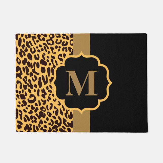 Leopard Pattern Doormat (Front)