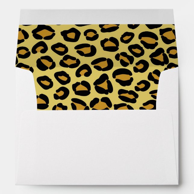 Leopard Pattern Envelope (Back (Bottom))