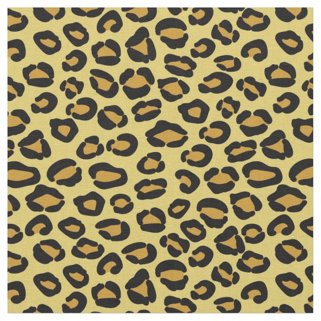 Leopard Pattern Fabric (Close Up)