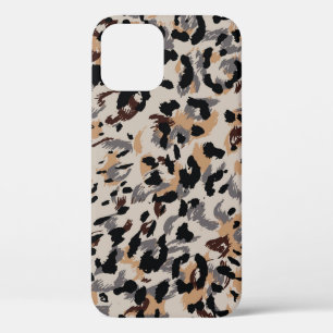 Leopard pattern, jaguar pattern, animal fur iPhone 12 case