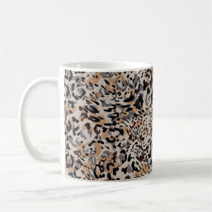 Leopard pattern, jaguar pattern, animal fur coffee mug