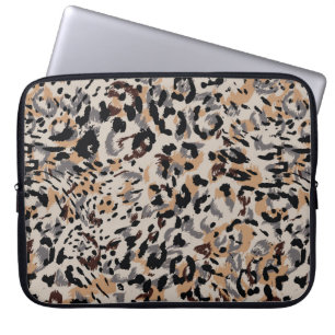 Leopard pattern, jaguar pattern, animal fur laptop sleeve