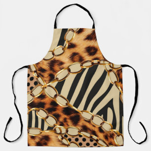Leopard Pattern, Leopard Print, Animal print,  Apron