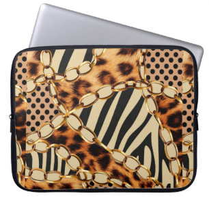 Leopard Pattern, Leopard Print, Animal print,  Laptop Sleeve