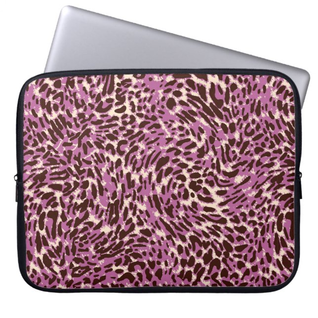 Leopard Pattern, Leopard Print, Animal print,  Laptop Sleeve (Front)