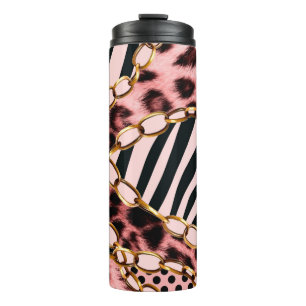 Leopard Pattern, Leopard Print, Animal print, Thermal Tumbler