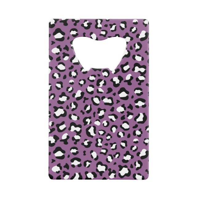 Leopard Pattern, Leopard Spots, Purple Leopard (Front)