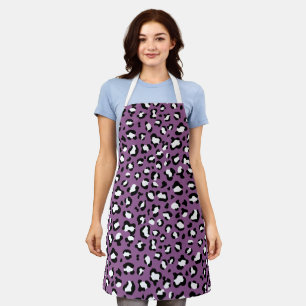Leopard Pattern, Leopard Spots, Purple Leopard Apron