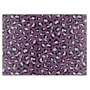 Leopard Pattern, Leopard Spots, Purple Leopard Cutting Board