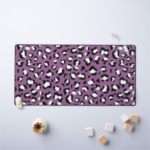 Leopard Pattern, Leopard Spots, Purple Leopard Desk Mat