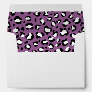 Leopard Pattern, Leopard Spots, Purple Leopard Envelope