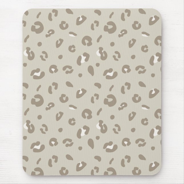 Leopard Pattern Mouse Pad (Front)
