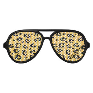 Leopard pattern party shades animal print design